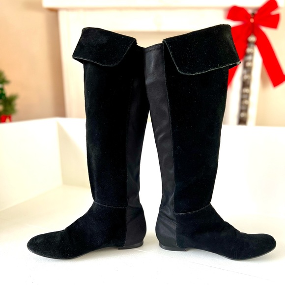 Steve Madden Zestyy Fold Over Suede Boots Size 8 1/2 - Picture 8 of 14